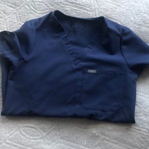 Women’s Figs Catarina XXS SKY BLUE scrub top!